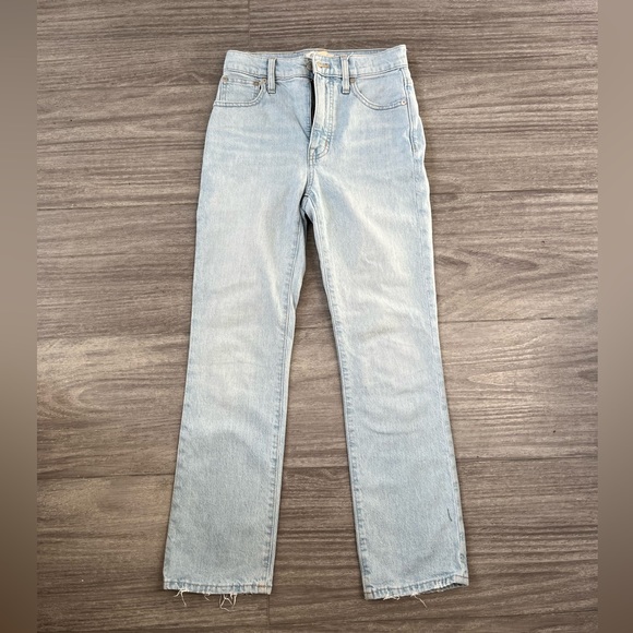 Madewell Light Wash Slim Demi-Boot Jeans - Picture 3 of 5